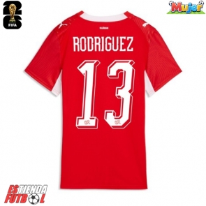 Suiza Ricardo Rodriguez #13 Primera Equipación Mujer Mundial 2026 Manga Corta